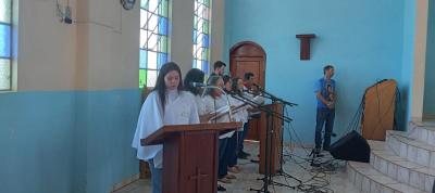 Novenas em CelebraÃ§Ã£o aos 40 Anos da Comunidade de Nossa Senhora do PerpÃ©tuo Socorro, no Bairro Cristo Rei tem reunido centenas de devotos